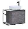 Тумба под раковину Aquanet Nova Lite Loft 75 R 261653 дуб рошелье