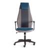 Кресло компьютерное Tetchair Aviator 21645 флок, ткань, синий, серый фото 5