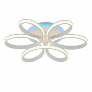 Потолочная люстра Citilux Сезар Смарт CL233A170E Белый