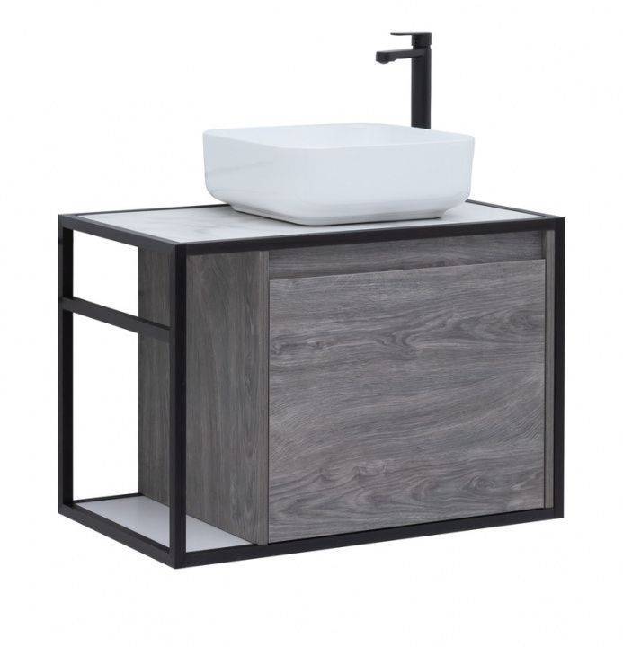 Тумба под раковину Aquanet Nova Lite Loft 75 R 261653 дуб рошелье