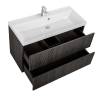 Тумба с раковиной Art&Max Verona-Push Черный, 60x100 фото 5