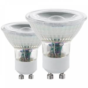 Лампа светодиодная Eglo GU10 5W 3000K прозрачная 11511