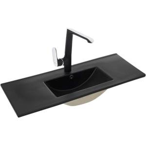 Раковина Weltwasser WW Deilbach 10000005573 7517-80 80 см, черная матовая