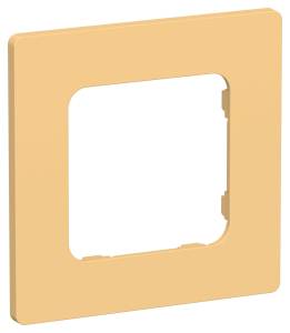 Рамка 1-постовая IEK Flite FI-M12-32-20-K90 золотарник