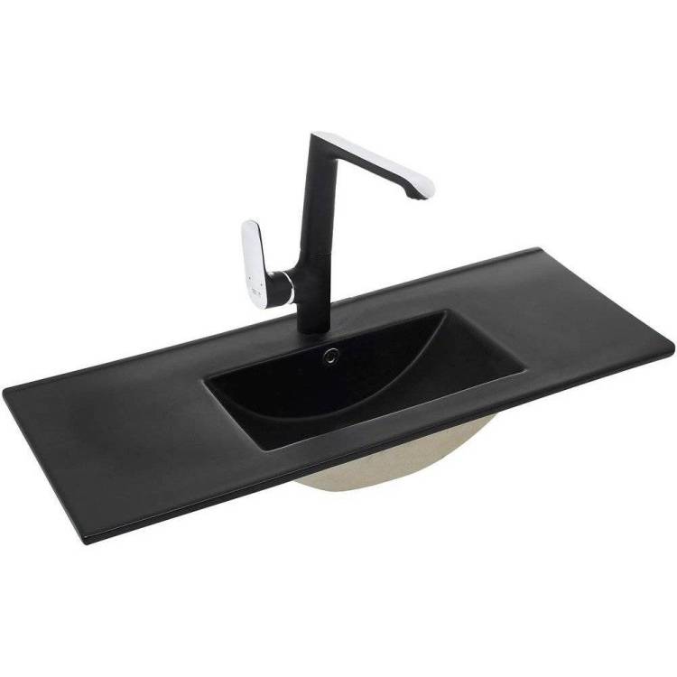 Раковина Weltwasser WW Deilbach 10000005573 7517-80 80 см, черная матовая