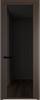 Межкомнатная дверь Profil Doors 2 AGP цвет профиля Деорэ, стекло безопасное 6 мм черное тонированное 800x2000