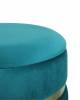 Пуф-сундук Stool Group Миранда 19B352VA-8167-64 велюр бирюзовый с ящиком фото 5