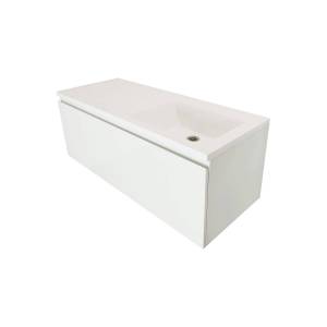 Тумба с раковиной Эстет Dallas Luxe 140 подвесная, 1 ящик, R