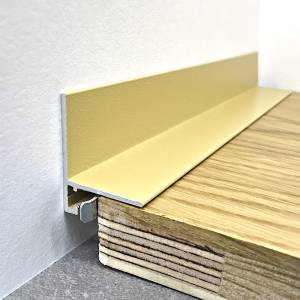 Микроплинтус TeckWood RAL 1001 L-20 Муар Бежевый 2000x21x16