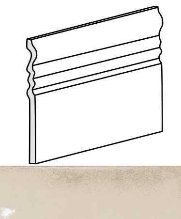 Плинтус Equipe Splendours 24049 Skirting Cream 15x15