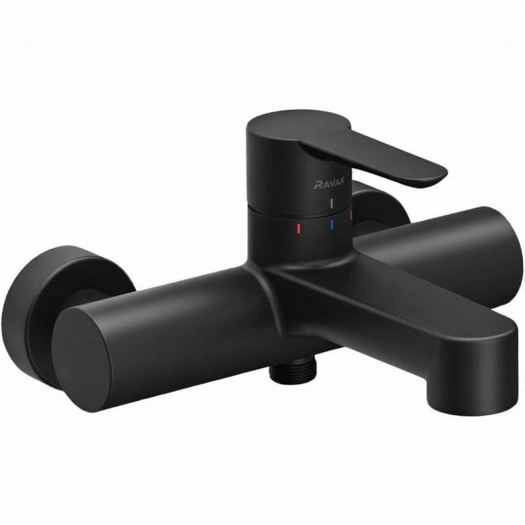 Смеситель для ванны Ravak Puri X070185 черный матовый