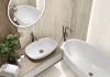 Керамогранит LCM Travertine World 60120TVW18M Latte матовый карвинг 60x120 фото 18