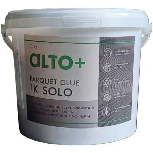 Клей однокомпонентный STP-полимерный Alto+ Parquet Glue 1K Solo для укладки паркета и деревянных напольных покрытий 10 кг