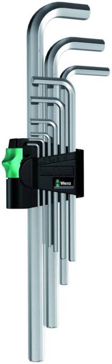Набор Г-образных ключей WERA 950/9 L Hex-Plus 2 хром, 9 пр., 1.5/2/2.5/3/4/5/6/8/10 мм