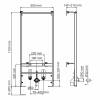 Система инсталляции для биде Wasserkraft Aller 10BDT.020 фото 2