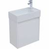Тумба с раковиной Aquanet Nova Lite 50 302522 подвесная, белый глянец фото 4