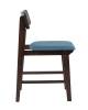 Стул Stool Group Oden S MH52035 H3221-7 STEEL BLUEx2 мягкое сидение, синее фото 3