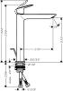 Смеситель для раковины Hansgrohe Logis Fine 240 71257670 матовый черный фото 4