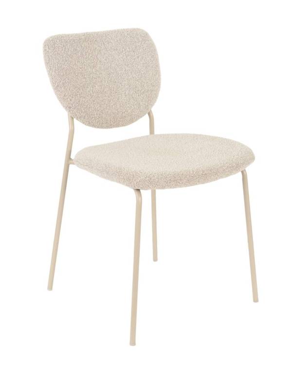 Стул Stool Group Gigi DRC-9155-B URL426-2 Creamy серо-бежевый, кремовые ножки