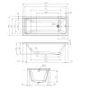Ванна акриловая AM.PM Gem W93A-170-070W-A Белый 170x70 см фото 11