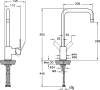 Комплект  Мойка кухонная Kaiser KSM-5151 + Смеситель VitrA Flo S A42103EXP для кухонной мойки фото 5