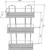 Полка Tekno-tel BK077 хром фото 2