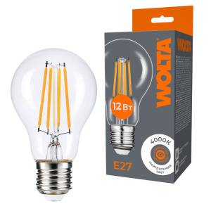 Светодиодная лампа Wolta Filament WF-A60-12W4KE27