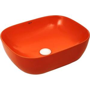 Раковина Weltwasser WW Elbach 10000004526 2143 50 см, оранжевая матовая