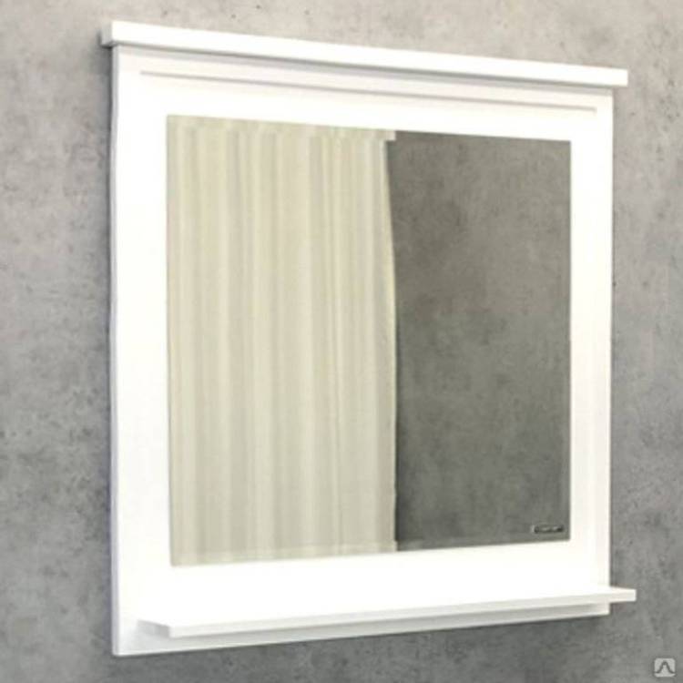 Зеркало Comforty Феррара 80, с полкой