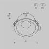 Встраиваемый точечный светильник Technical Zoom DL032-2-01W-1(N) фото 8