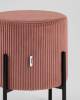 Пуф Stool Group Кейси vd-keysi-cl-coral коралловый, велюр рельефный фото 5