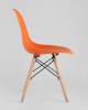 Стул Stool Group Eames Style DSW Y801-V SEAT orange DUAL оранжевый, разборный каркас фото 4
