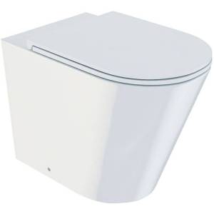 Унитаз приставной Iddis Calipso Rimless CALRDSEi26 безободковый, с крышкой-сиденьем микролифт