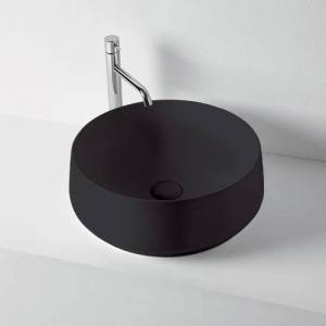 Раковина Kerasan F10 460431 накладная, черный матовый