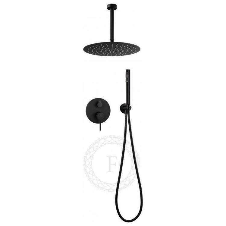 Душевая система Filarete Roun FL1024BL черный