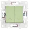 Выключатель жалюзи IEK Skandy SK-V15-0-10-K06 мятный фото 3