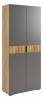 Шкаф платяной Mebelson Бери MPR-024.2564 дуб крафт золотой/графит