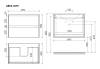 Тумба под раковину Sancos Libra LB70W Белый, 69x45 фото 2