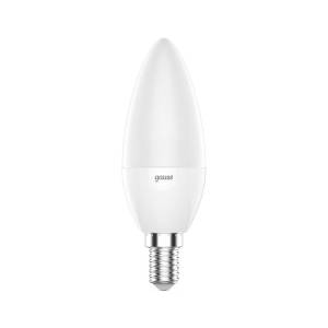 Лампа светодиодная диммируемая Gauss E14 6W RGBW матовая 103101406