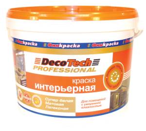 Краска DecoTech Интерьерная 2.7 л