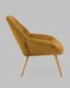 Кресло Stool Group Олби Квадро QH-8927K 875-7 brown горчичный фото 3