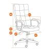 Кресло компьютерное Tetchair Trendy (22) 19517 бежевый, бронзовый фото 17