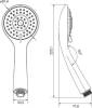 Душевая лейка Milardo Hand Shower 3803F87M18 фото 6