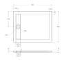 Поддон для душа BelBagno Due TRAY-BB-DUE-AH-100/80-4-W0 белый, 100x80 фото 3