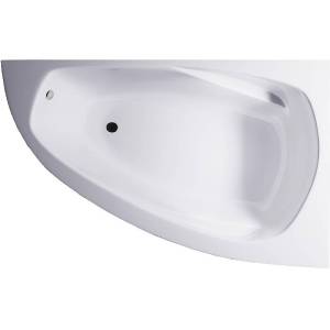 Ванна из искусственного камня Астра-Форм Тиора 01010028 154.5x105 правая, белая глянцевая