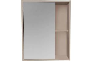 Зеркало-шкаф Runo Эко 00-00004677 какао, 52x65