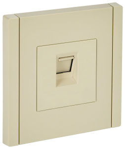 Розетка компьютерная RJ45 IEK Forte&Piano FP-K10-2-K10 ваниль