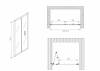 Душевая дверь Abber Sonnenstrand AG07120B 120x195, профиль Черный фото 5