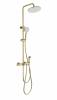 Душевая стойка Wonzon & Woghand WW-B3097-A-BG с гигиеническим душем и термостатом, золото
