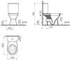 Унитаз-компакт Norm Fit 9844B099-7200 с микролифтом фото 3